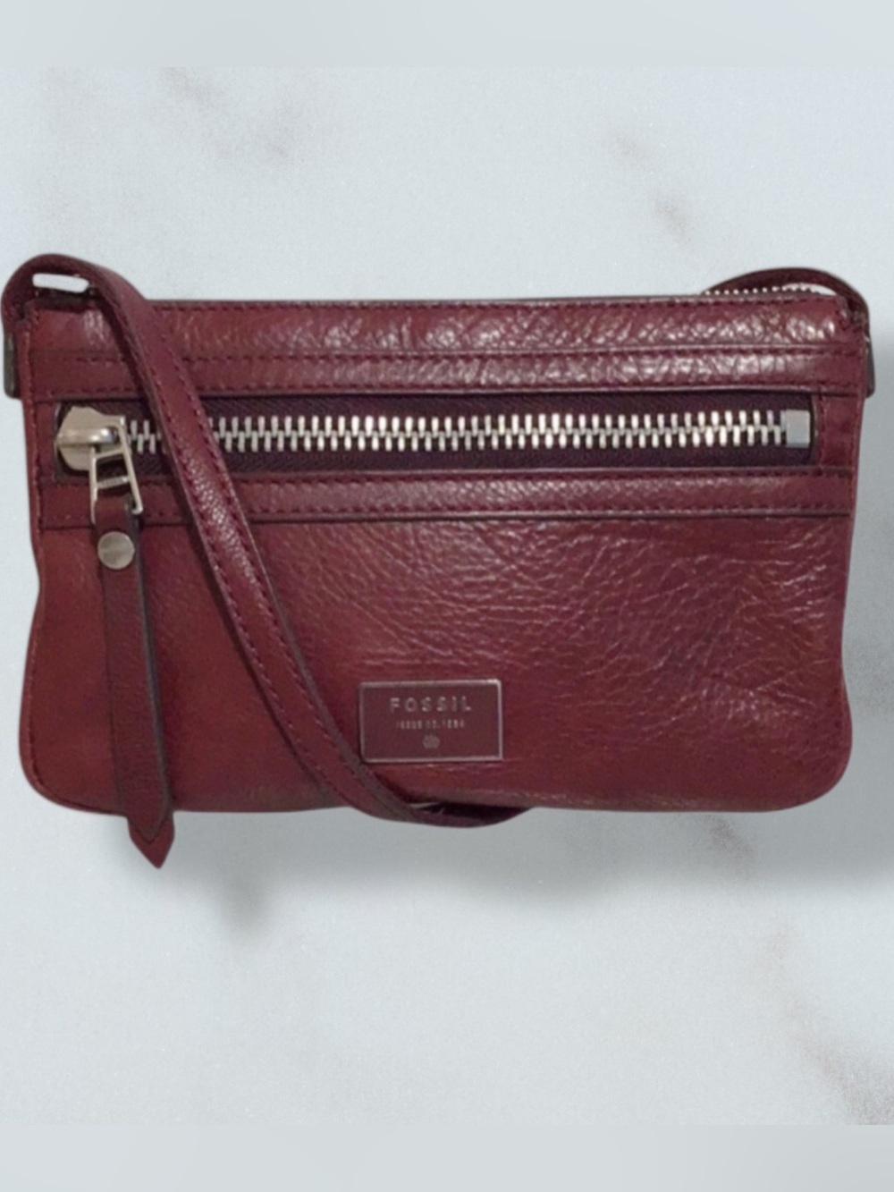 FOSSIL Leather Key-Per Crossbody - Picture 5 of 11